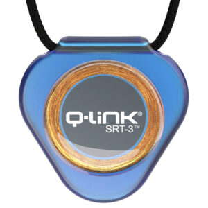 תליון קיו לינק אקרילי SRT3 כחול שקוף | Q-Link Acrylic SRT-3 Pendants