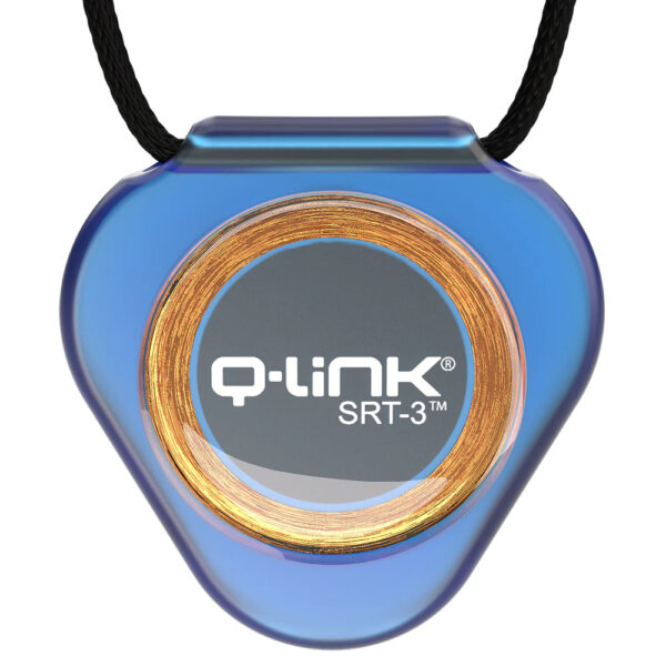תליון קיו לינק אקרילי SRT3 כחול שקוף | Q-Link Acrylic SRT-3 Pendants