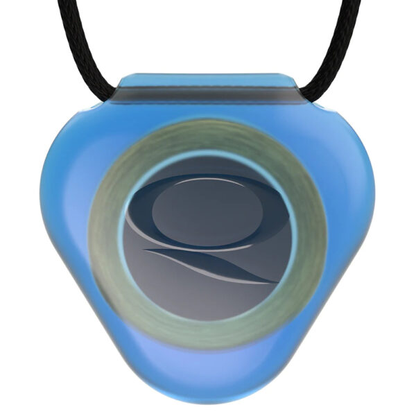 תליון קיו לינק אקרילי SRT3 כחול שקוף | Q-Link Acrylic SRT-3 Pendants