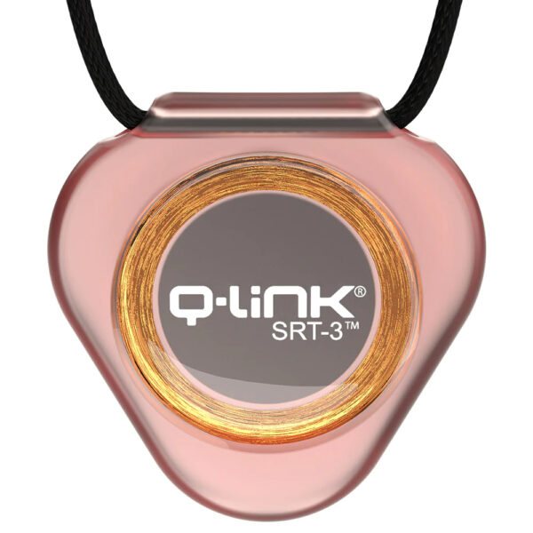 תליון קיו לינק אקרילי SRT3 ורוד שקוף | Q-Link Acrylic SRT-3 Pendants