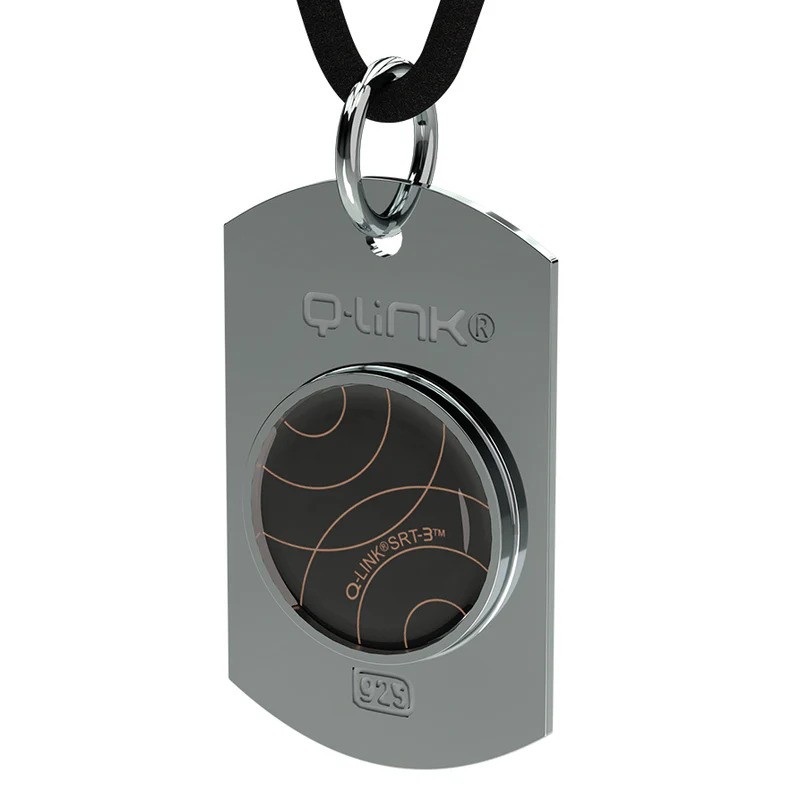 Q-Link .925 Silver SRT-3 Tag תליון קיו לינק עשוי כסף אמיתי